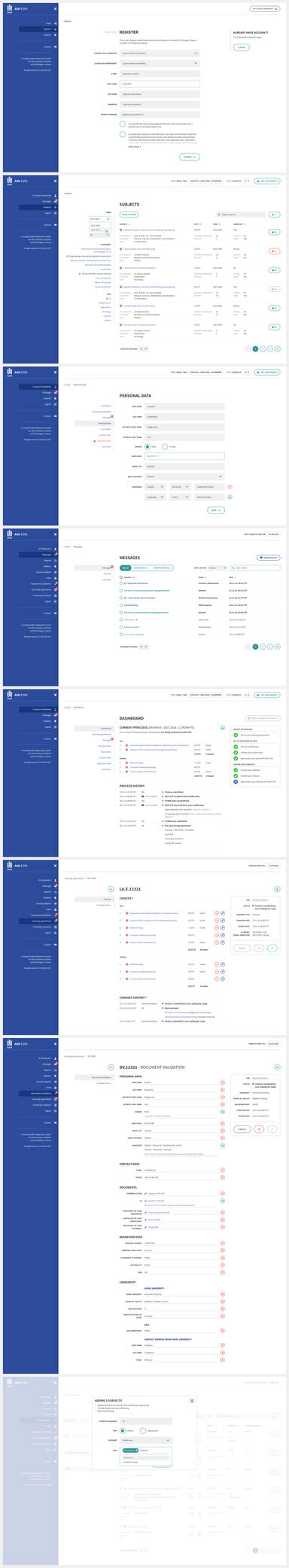 AGH ESRS interface by underovsky