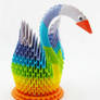 Modular Origami Rainbow Swan #1