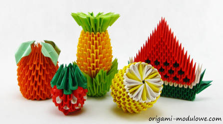 Modular Origami Fruits