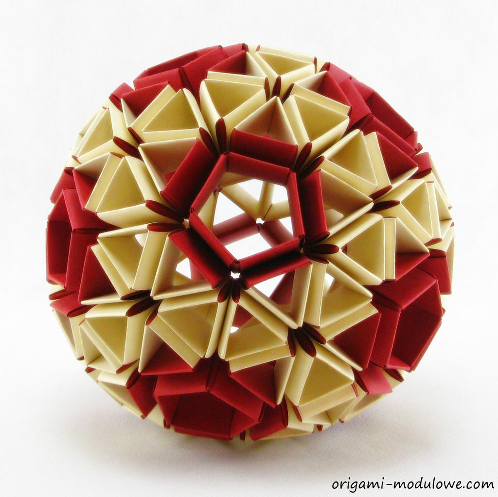 Modula Origami Modular Origami Ball #1 by origamimodulowe on DeviantArt