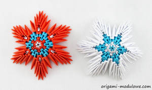 Modular Origami Christmas Stars