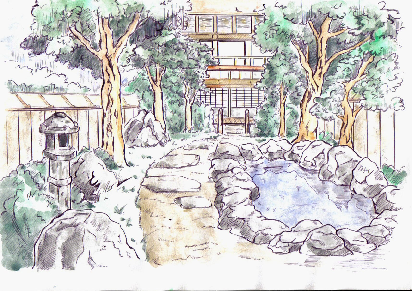 Japanese Garden By Asasel Chan On Deviantart
