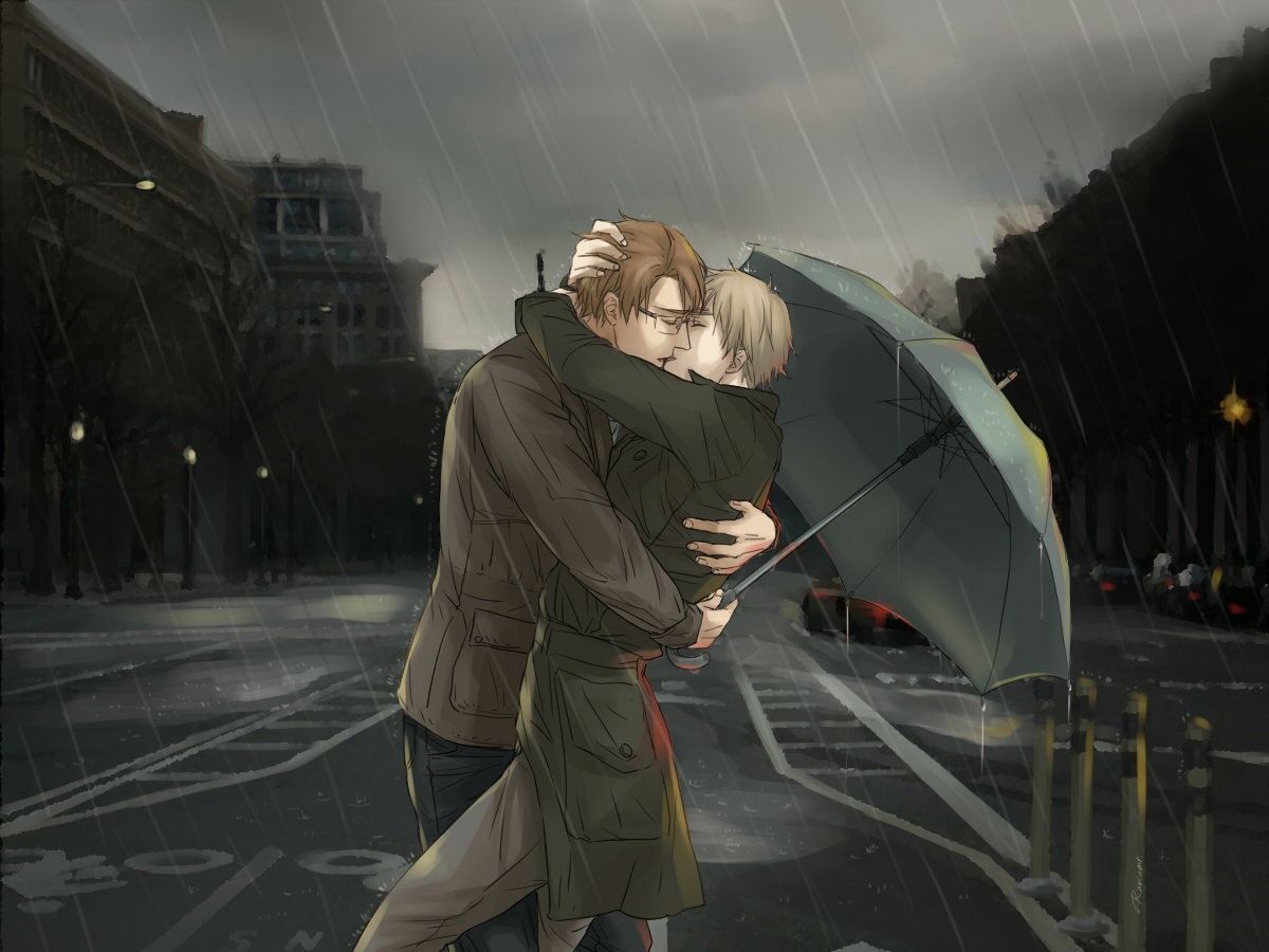 Happy (Rainy) 4th of July !! [UsUk/APH]