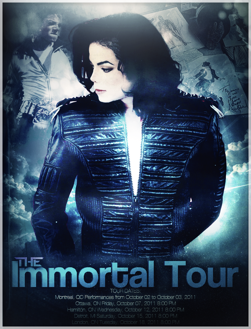 Michael Jackson- Custom Tour Poster.