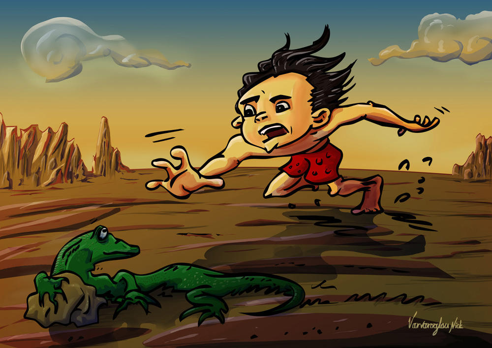 Desert Lizard by nickvarv on DeviantArt