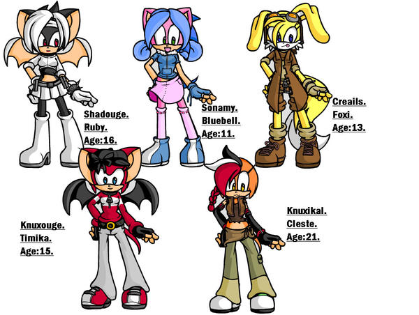 sonic kids by 8WaveTheSwallow8 on DeviantArt
