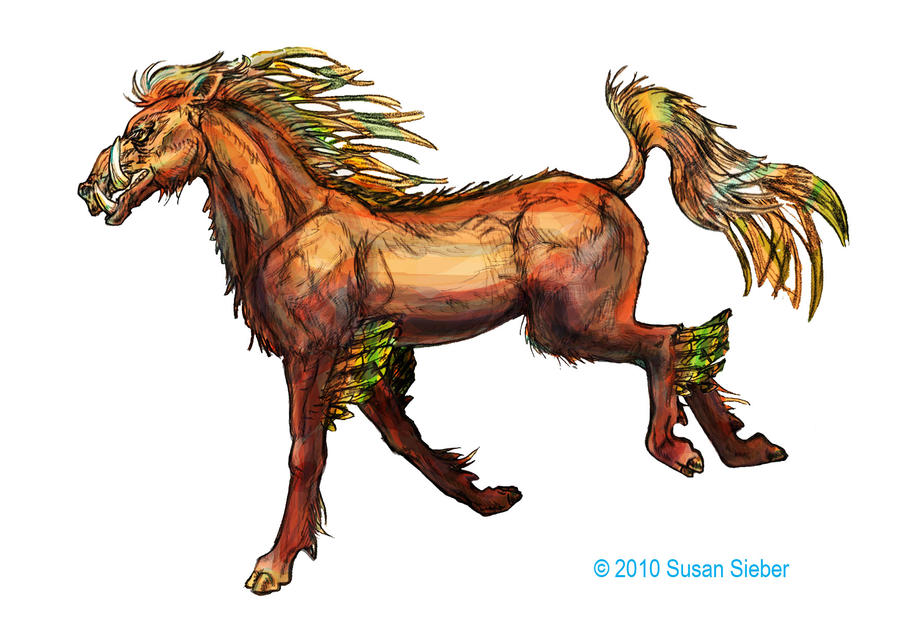 Painted Speartooth - creature by uzushio on DeviantArt