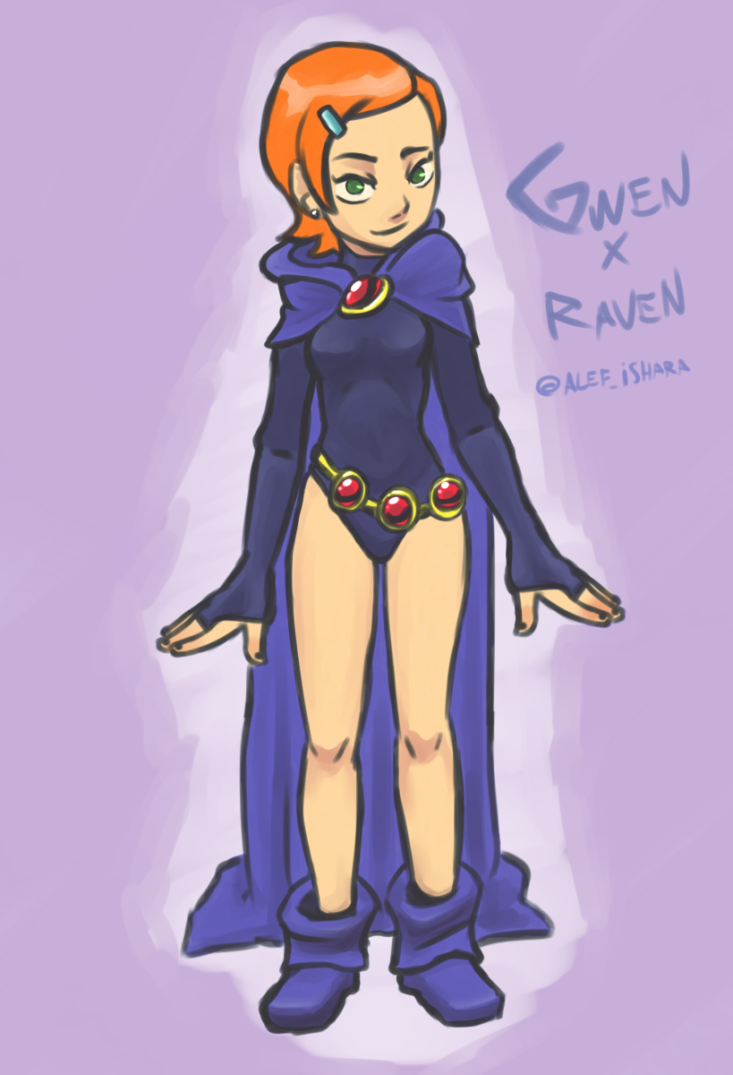 Gwen x Raven by alef76304101 on DeviantArt