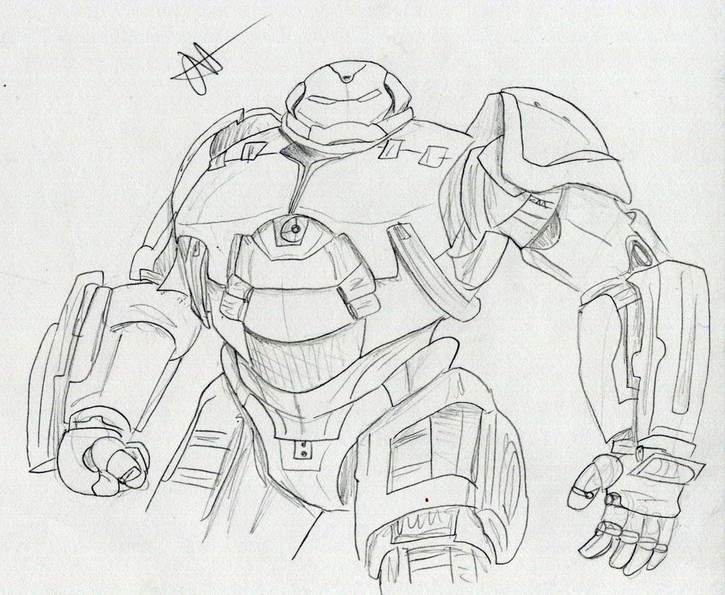 How To Draw Hulkbuster