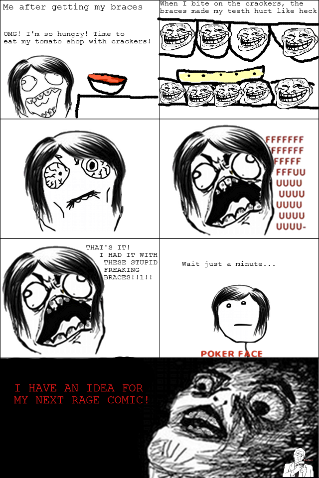 Rage Comic: Teeth Braces