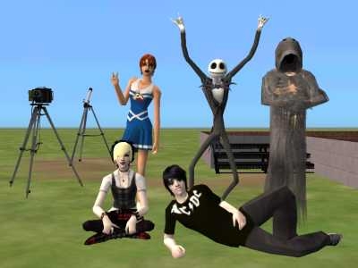 Sims Group Pic: Goths