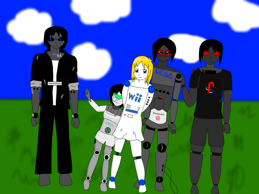 my game consoles humanized by Envy-is-my-god on DeviantArt