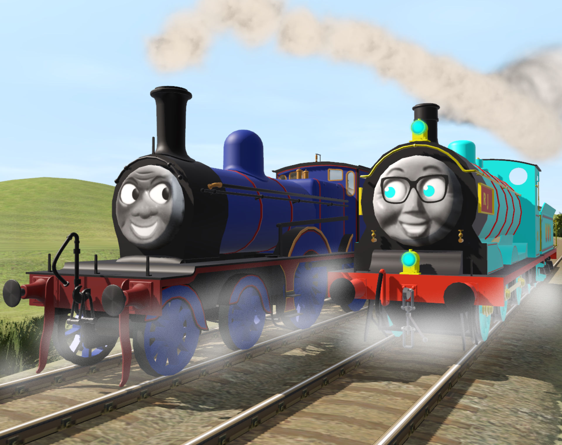 rj and seth racing by rudeboyz12 on DeviantArt