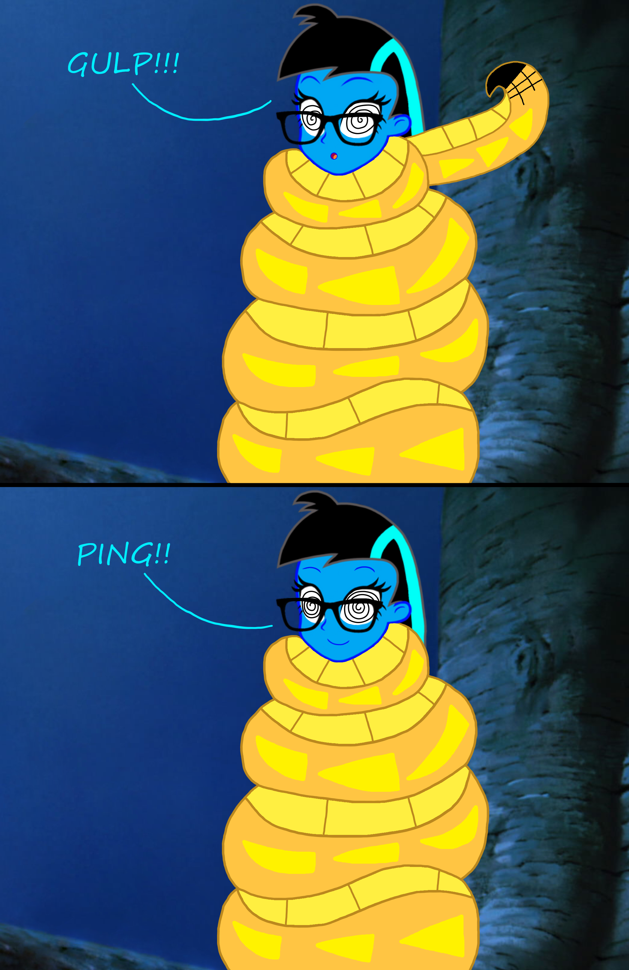 Snake Cipher female rj coiled and ping by snake bill cipher by rudeboyz12 on DeviantArt
