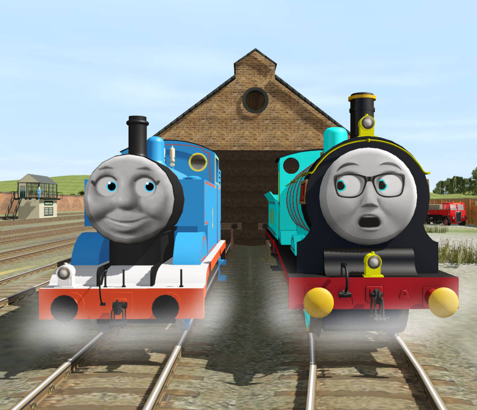 Tomas Rj Rj meets shining days thomas by rudeboyz12 on DeviantArt