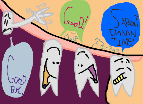 Goodbye Wisdom Tooth by NPIcartoons on DeviantArt