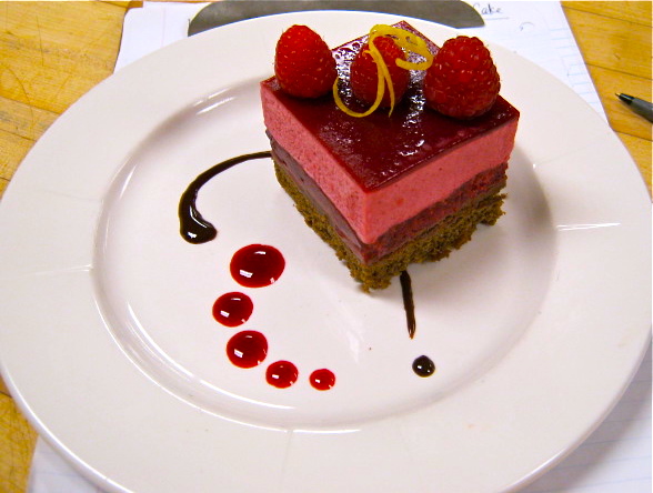 Raspberry Mousse Cake