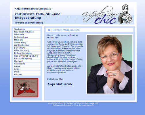 Website - Einfach Nur Chic