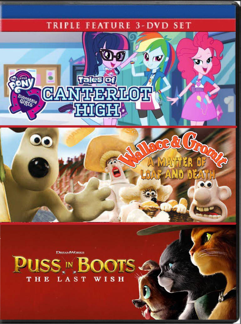 Remake Dvd My Triple Feature DVD (REMAKE) by AlfonzThe2nd on DeviantArt