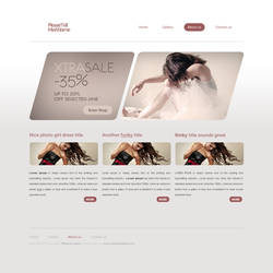 Free PSD and HTML for Christmas GIFT Something new