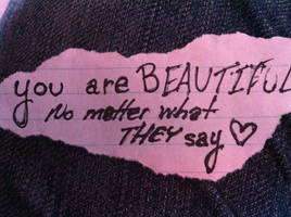 you are beautiful