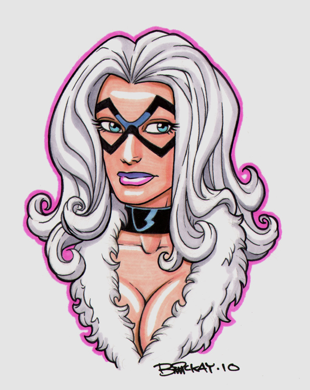 Black Cat Bust Commission