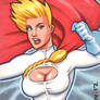 Power Girl Sketch Card 4