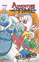 Adventure Time Marker Sketch Cover