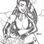 Zombie Tramp 57 Lineart