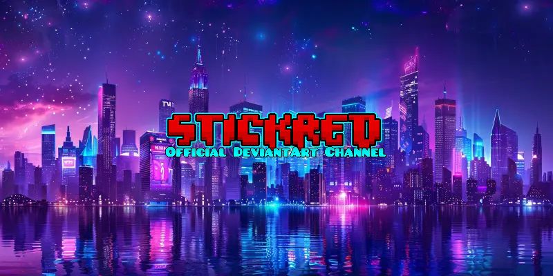 My DeviantArt Banner (New) by StickRed on DeviantArt