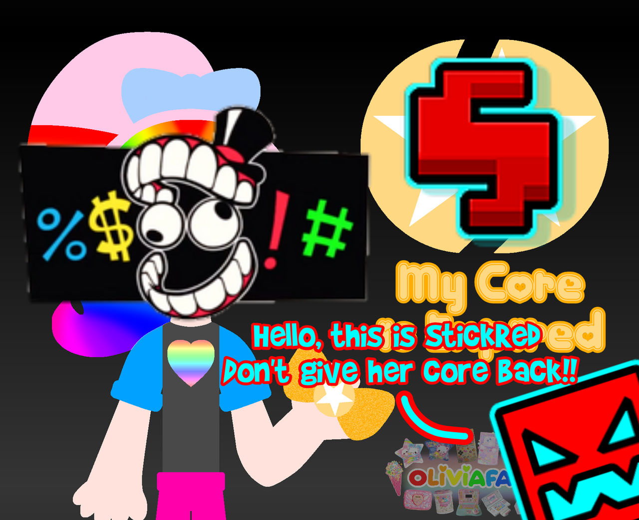 Don't give her core back when the core is expired by StickRed on DeviantArt