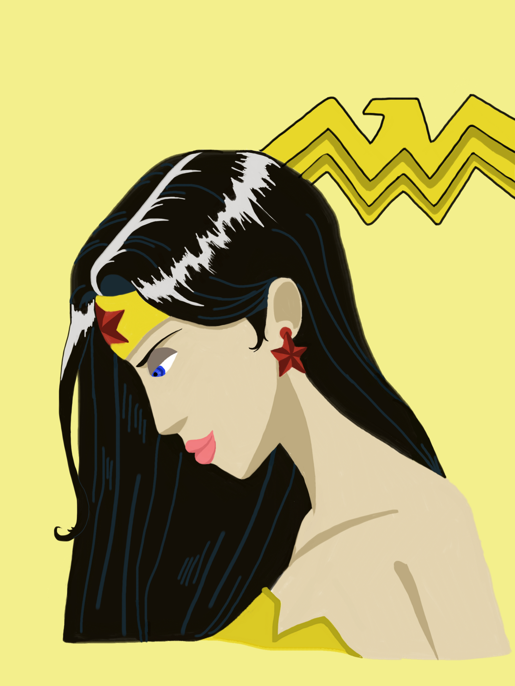 Wonder Woman done on IPad