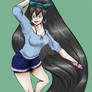 Hibiki Ganaha grows her hair out