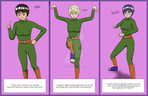 Naruto Girls Try the Rock Lee Look part 1