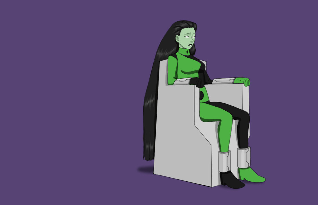 Shego's Hair Pulling GIF by danielwartist on DeviantArt