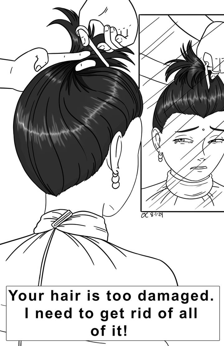Braid Enimation The Braid Shearing of Ami part 9 (lineart) by danielwartist on DeviantArt