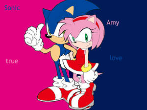 Sonic and Amy...