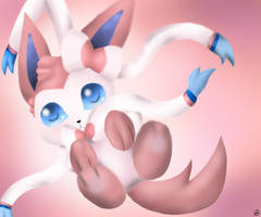 Chibi Cute Sylveon/Ninfia