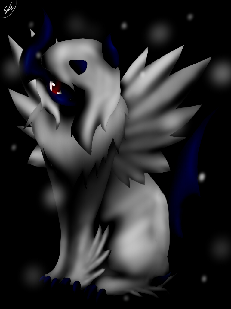 Mega Absol- (speedpaint)