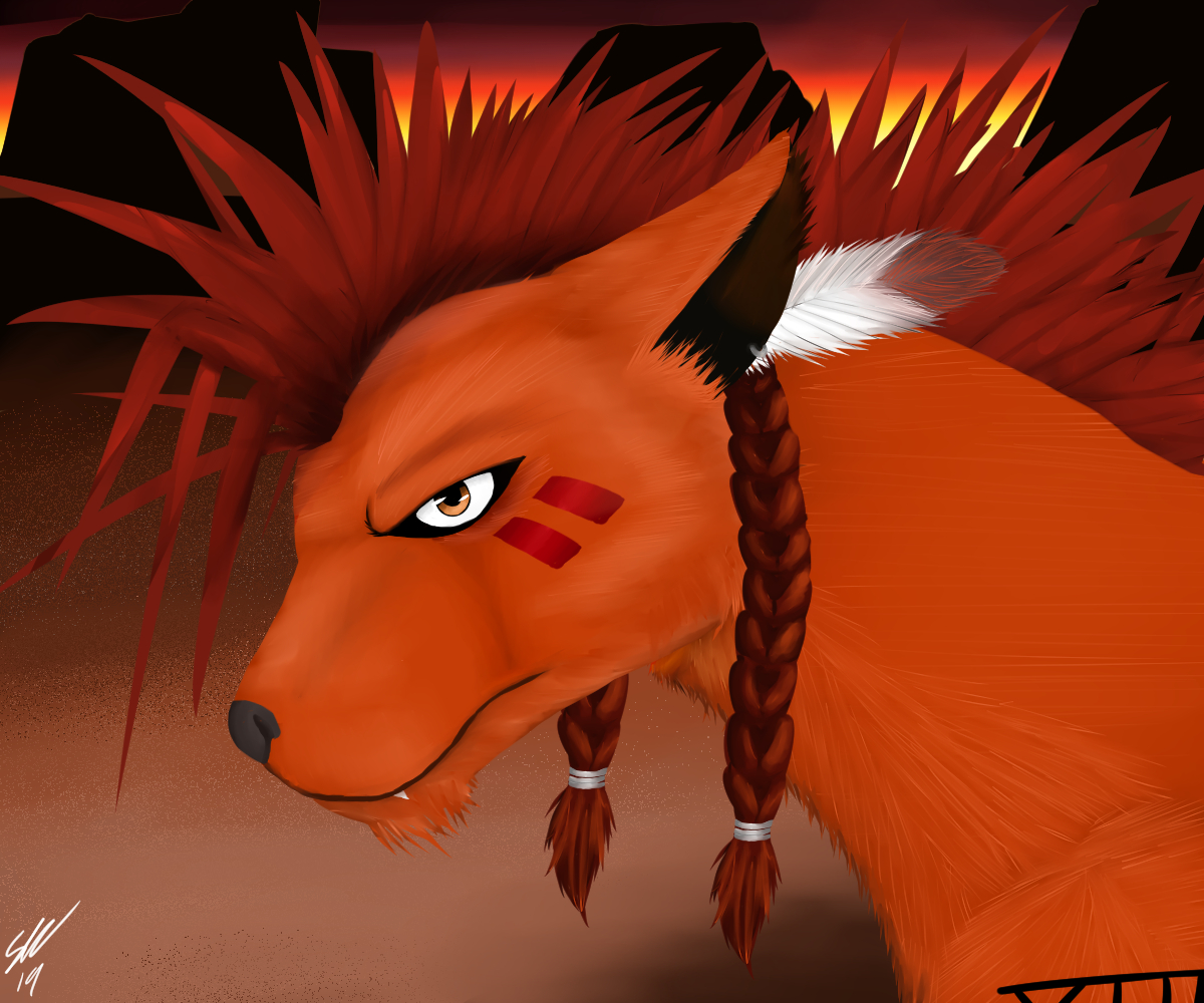 FF7 Red XIII aka Nanaki by Shinkou san on DeviantArt FF7 Red XIII aka Nanaki by Shinkou san on DeviantArt