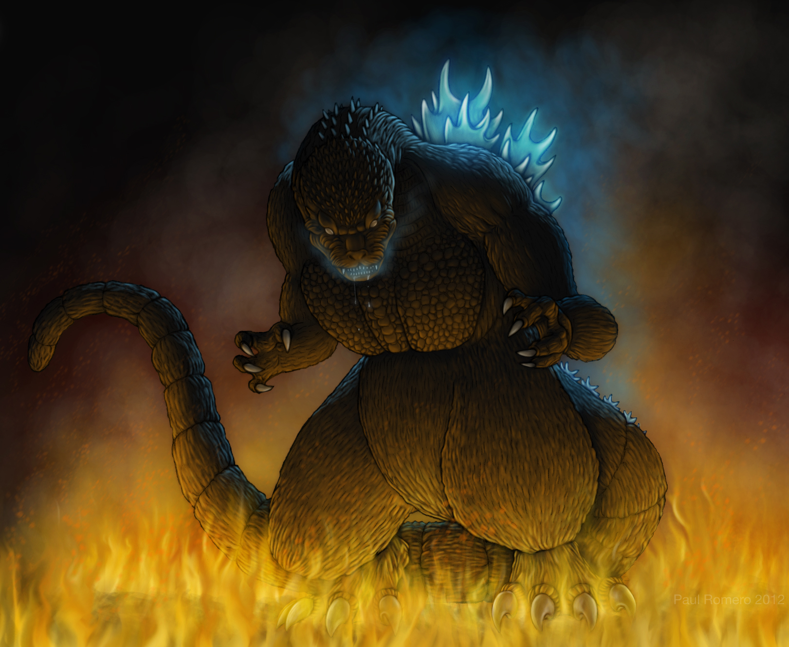 Godzilla 2012 by Paul Romero