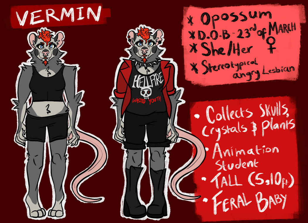 Vermin Ref sheet by eiidolon on DeviantArt