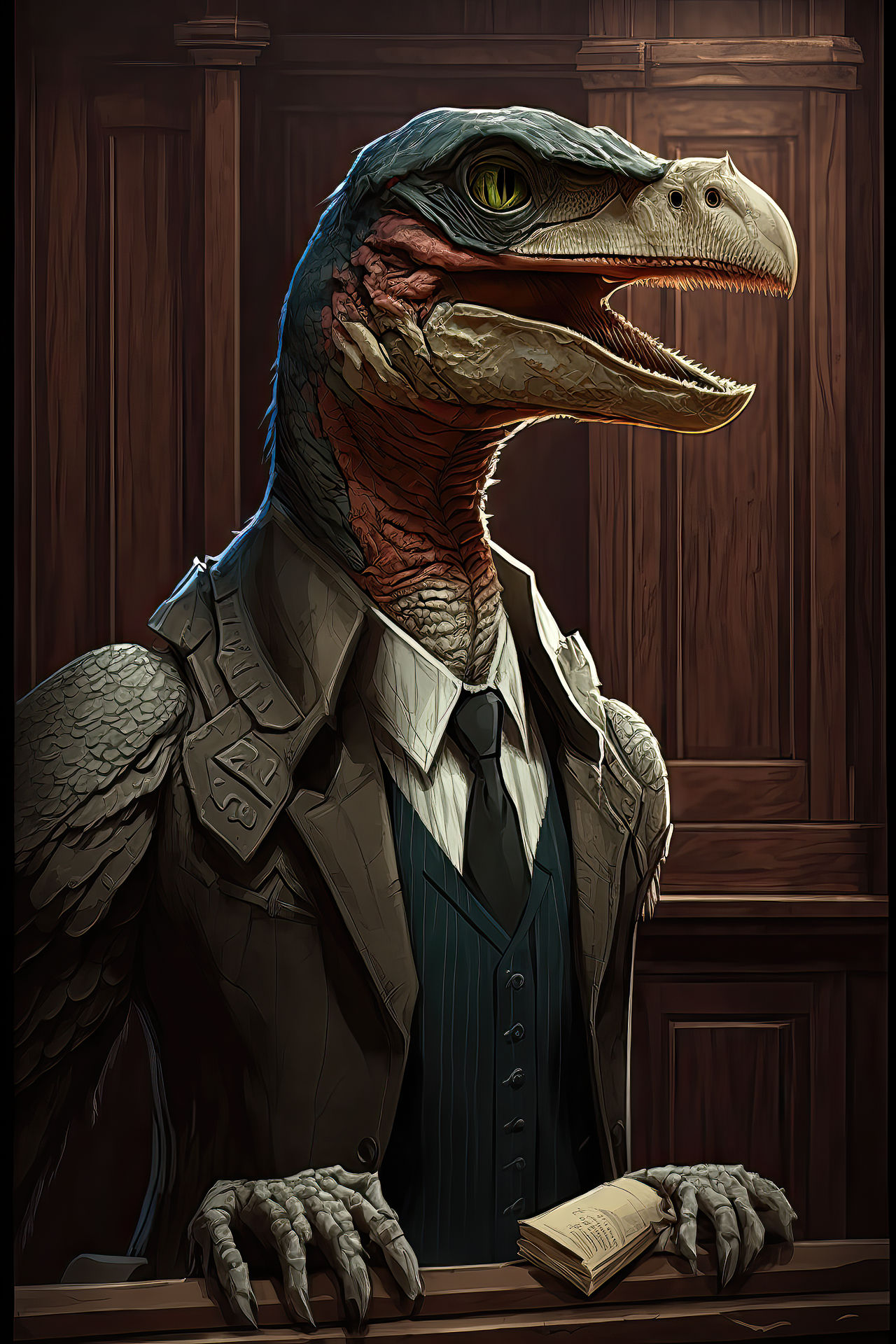 Thought Raptor Post Grad Philosoraptor - 1 by EnlightenedSpaceman on DeviantArt