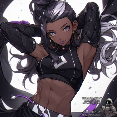 Black Anime Girl 64x64 by ShikuziArt on DeviantArt