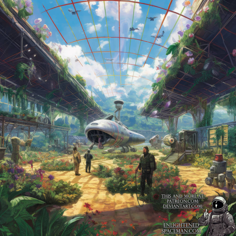 Solarpunk Cityscape - 17 by EnlightenedSpaceman on DeviantArt