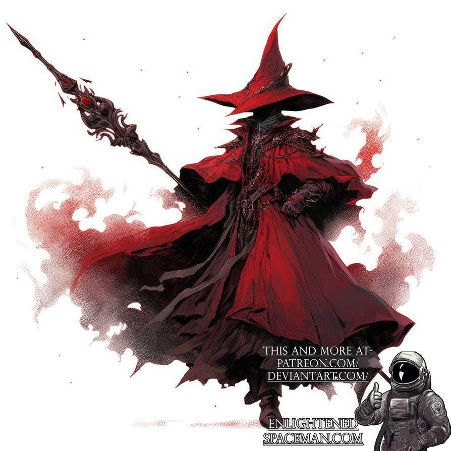 Red Mage - 1 by EnlightenedSpaceman on DeviantArt