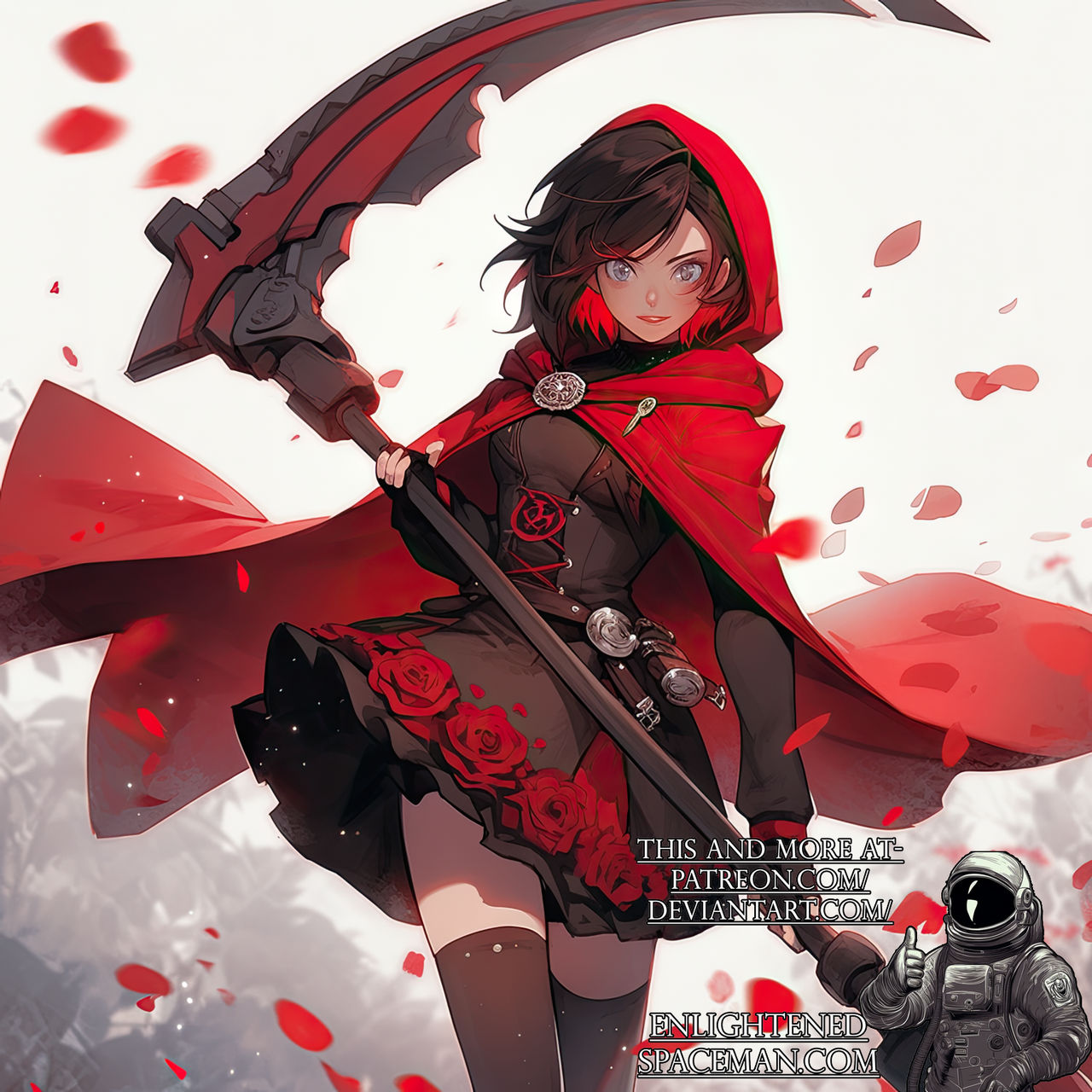 Ruby Rose (RWBY) - 1 by EnlightenedSpaceman on DeviantArt