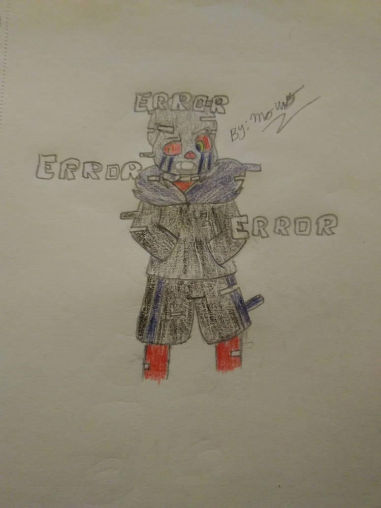 ERROR! sans drawing by ratchetfan1010 on DeviantArt