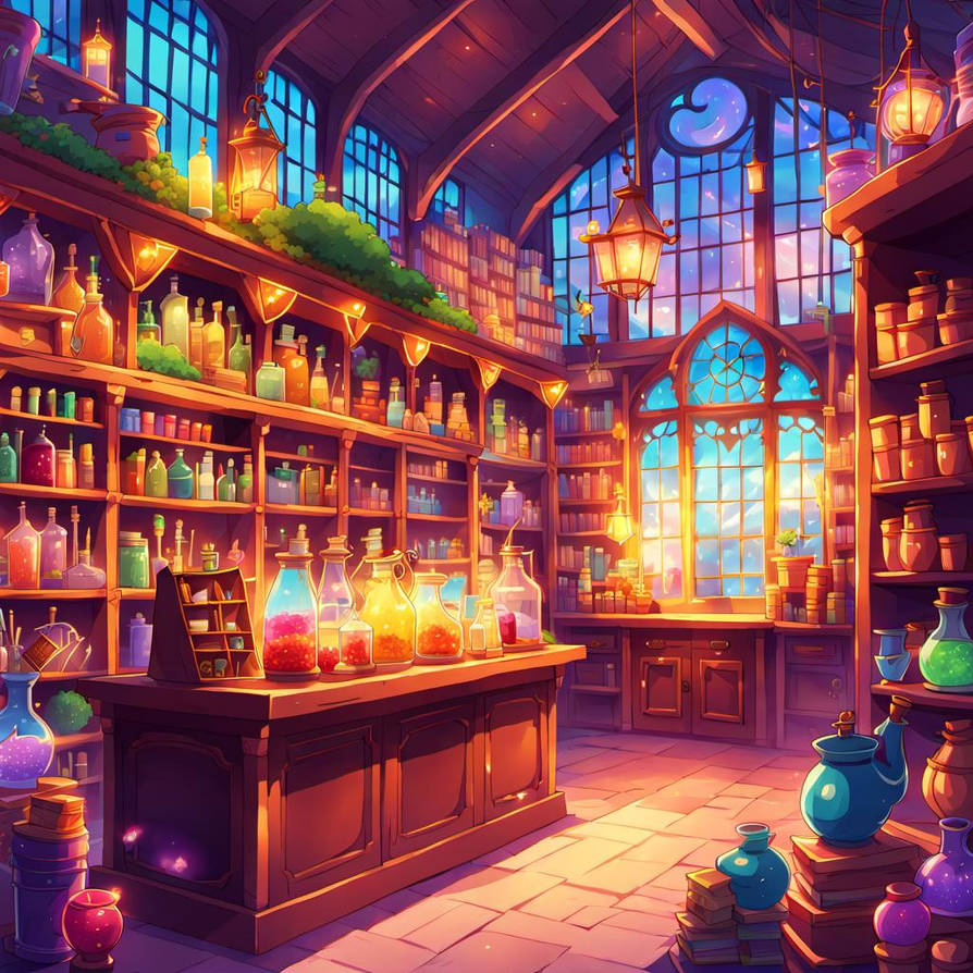 The magic shop! by Nurm1 on DeviantArt