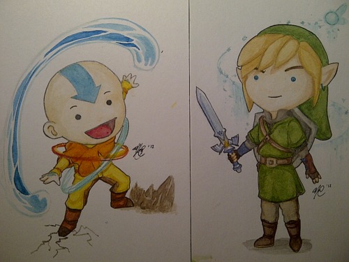 Aang and Link :)
